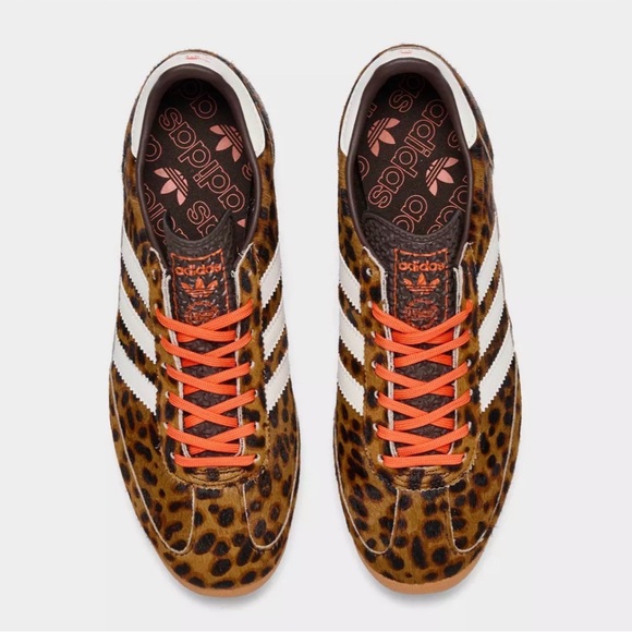 Women's adidas Originals SL 72 OG Leopard Real Fur Size 7 NWT - Picture 2 of 9